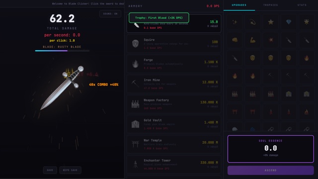 Blade Clicker screenshot