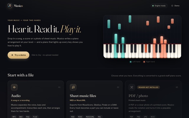 Musico screenshot